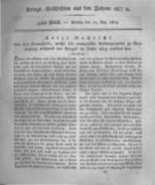 Kriegs-Geschichten aus den Jahren 1812/13 etc. oder Darstellungen und Schilderungen aus den Feldz&uuml;gen der Franzosen und der verb&uuml;ndeten Truppen.... 1814 Band 2 st&uuml;ck 32