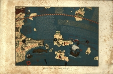 Madagascar d'apres le glob de Martin Beheim (1492). Reproduction A. Piliński