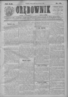 Orędownik: najstarsze ludowe pismo narodowe i katolickie w Wielkopolsce 1913.08.02 R.43 Nr176