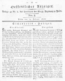 Amtsblatt der K&ouml;niglichen Regierung zu Posen: Jahrgang 1818.03.03 Nr9