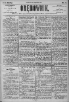 Orędownik: pismo dla spraw politycznych i społecznych 1905.01.10 R.35 Nr7