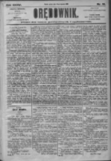 Orędownik: pismo dla spraw politycznych i społecznych 1905.01.20 R.35 Nr16
