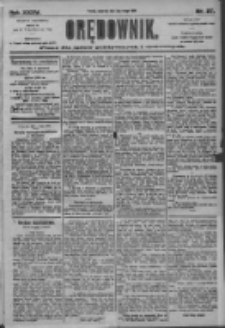 Orędownik: pismo dla spraw politycznych i społecznych 1905.02.02 R.35 Nr27