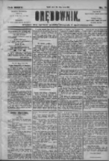 Orędownik: pismo dla spraw politycznych i społecznych 1905.03.28 R.35 Nr71