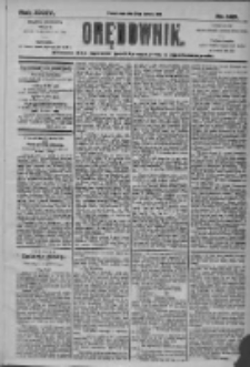 Orędownik: pismo dla spraw politycznych i społecznych 1905.06.28 R.35 Nr145