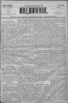 Orędownik: pismo dla spraw politycznych i społecznych 1906.07.20 R.36 Nr163