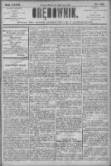 Orędownik: pismo dla spraw politycznych i społecznych 1906.07.31 R.36 Nr172