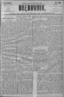 Orędownik: pismo dla spraw politycznych i społecznych 1906.08.09 R.36 Nr180