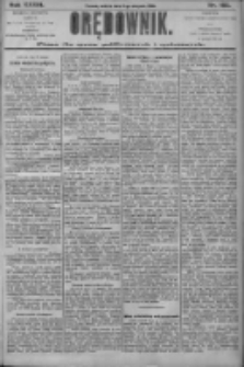 Orędownik: pismo dla spraw politycznych i społecznych 1906.08.11 R.36 Nr182