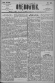 Orędownik: pismo dla spraw politycznych i społecznych 1906.08.14 R.36 Nr184