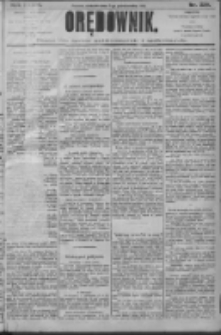 Orędownik: pismo dla spraw politycznych i społecznych 1906.10.07 R.36 Nr229