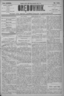 Orędownik: pismo dla spraw politycznych i społecznych 1906.10.26 R.36 Nr245