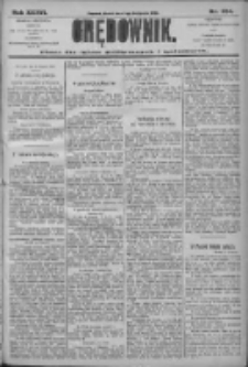 Orędownik: pismo dla spraw politycznych i społecznych 1906.11.07 R.36 Nr254