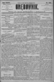 Orędownik: pismo dla spraw politycznych i społecznych 1906.11.25 R.36 Nr269