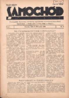 Samochód, Motocykl, Samolot: dwutygodnik ilustrowany poświęcony zagadnieniom nowoczesnej komunikacji 1934.11.15 R.1 Nr5