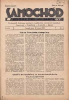 Samochód, Motocykl, Samolot: dwutygodnik ilustrowany poświęcony zagadnieniom nowoczesnej komunikacji 1935.02.15 R.2 Nr4