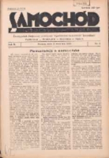 Samoch&oacute;d, Motocykl, Samolot: dwutygodnik ilustrowany poświęcony zagadnieniom nowoczesnej komunikacji 1935.04.15 R.2 Nr8