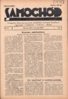 Samoch&oacute;d, Motocykl, Samolot: dwutygodnik ilustrowany poświęcony zagadnieniom nowoczesnej komunikacji 1935.08.01 R.2 Nr15