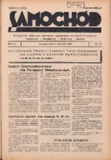 Samochód, Motocykl, Samolot: dwutygodnik ilustrowany poświęcony zagadnieniom nowoczesnej komunikacji 1935.09.01 R.2 Nr17