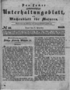 Das Lycker gemeinnützige Unterhaltungsblatt, ein Wochenblatt für Masuren. 1843.10.07 Nr41