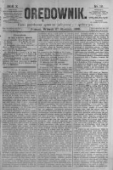 Orędownik: pismo poświęcone sprawom politycznym i spółecznym. 1880.01.27 R.10 nr12