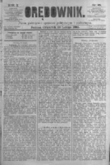 Orędownik: pismo poświęcone sprawom politycznym i spółecznym. 1880.02.26 R.10 nr25