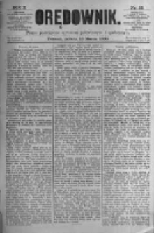 Orędownik: pismo poświęcone sprawom politycznym i spółecznym. 1880.03.13 R.10 nr32