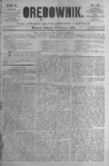 Orędownik: pismo poświęcone sprawom politycznym i spółecznym. 1880.03.27 R.10 nr38