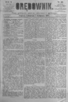 Orędownik: pismo poświęcone sprawom politycznym i spółecznym. 1880.04.08 R.10 nr43