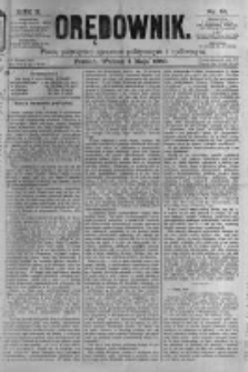 Orędownik: pismo poświęcone sprawom politycznym i spółecznym. 1880.05.04 R.10 nr54