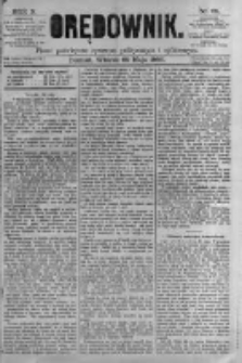 Orędownik: pismo poświęcone sprawom politycznym i spółecznym. 1880.05.25 R.10 nr62