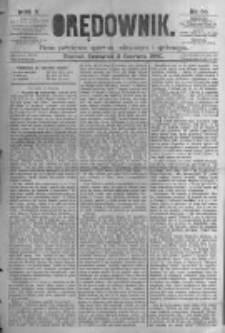 Orędownik: pismo poświęcone sprawom politycznym i spółecznym. 1880.06.03 R.10 nr66