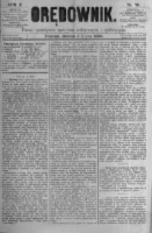 Orędownik: pismo poświęcone sprawom politycznym i spółecznym. 1880.07.03 R.10 nr79