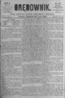 Orędownik: pismo poświęcone sprawom politycznym i spółecznym. 1880.07.29 R.10 nr90