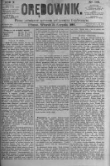 Orędownik: pismo poświęcone sprawom politycznym i spółecznym. 1880.08.31 R.10 nr104