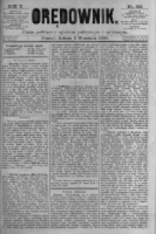 Orędownik: pismo poświęcone sprawom politycznym i spółecznym. 1880.09.04 R.10 nr106