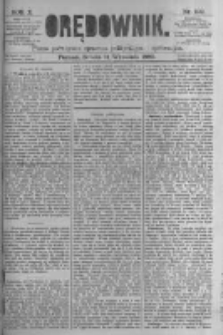 Orędownik: pismo poświęcone sprawom politycznym i spółecznym. 1880.09.11 R.10 nr109