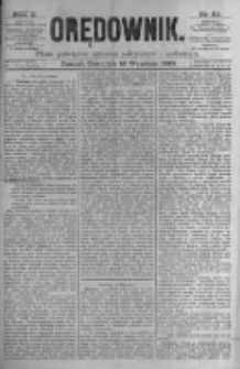 Orędownik: pismo poświęcone sprawom politycznym i spółecznym. 1880.09.16 R.10 nr111