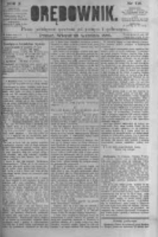 Orędownik: pismo poświęcone sprawom politycznym i spółecznym. 1880.09.28 R.10 nr116