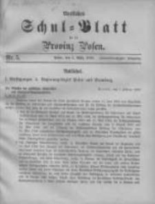 Amtliches Schul-Blatt für die Provinz Posen 1899.03.05 Jg.32 Nr5