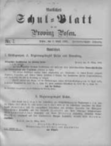 Amtliches Schul-Blatt für die Provinz Posen 1899.04.05 Jg.32 Nr7