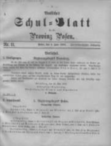 Amtliches Schul-Blatt für die Provinz Posen 1899.06.05 Jg.32 Nr11