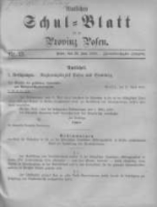 Amtliches Schul-Blatt für die Provinz Posen 1899.06.20 Jg.32 Nr12