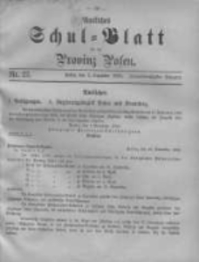 Amtliches Schul-Blatt für die Provinz Posen 1899.12.05 Jg.32 Nr23