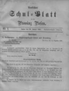 Amtliches Schul-Blatt f&uuml;r die Provinz Posen 1900.01.20 Jg.33 Nr2