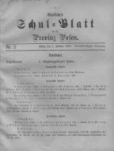 Amtliches Schul-Blatt f&uuml;r die Provinz Posen 1900.02.05 Jg.33 Nr3