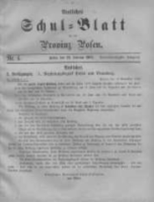 Amtliches Schul-Blatt für die Provinz Posen 1900.02.20 Jg.33 Nr4
