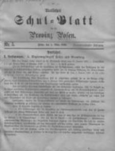 Amtliches Schul-Blatt für die Provinz Posen 1900.03.05 Jg.33 Nr5