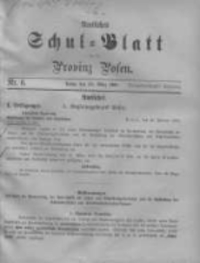 Amtliches Schul-Blatt für die Provinz Posen 1900.03.20 Jg.33 Nr6