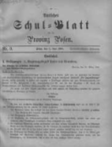 Amtliches Schul-Blatt für die Provinz Posen 1900.05.05 Jg.33 Nr9